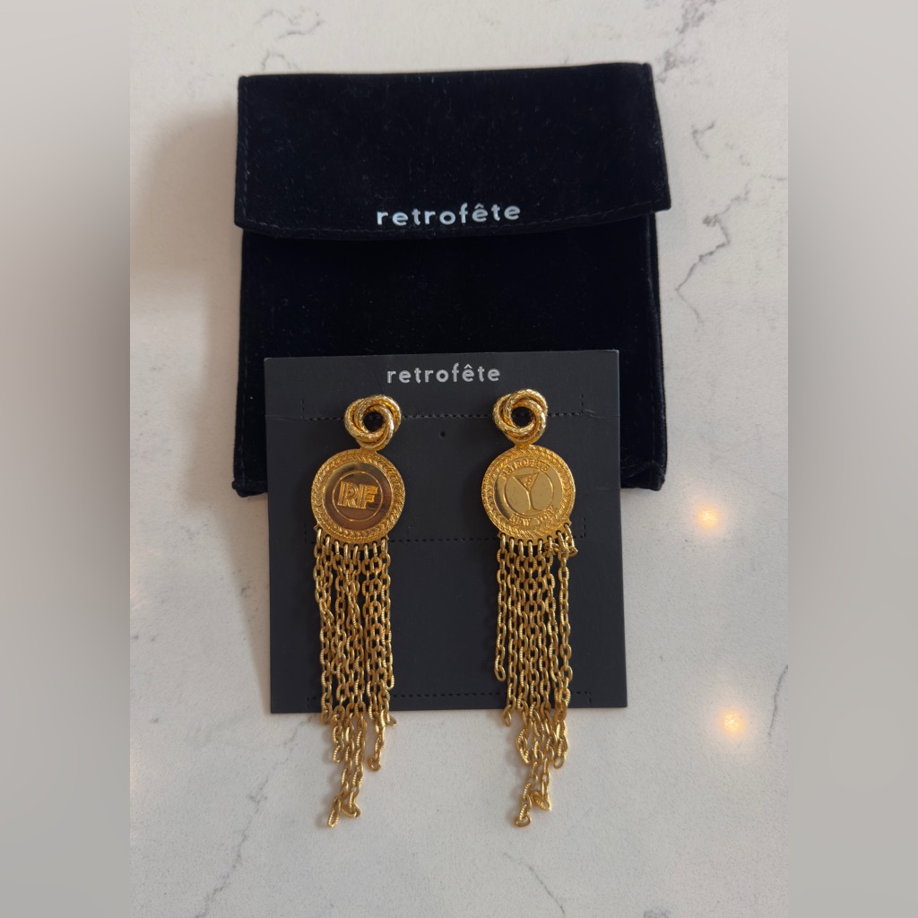 Retrofete Tia Earrings (Never Worn)